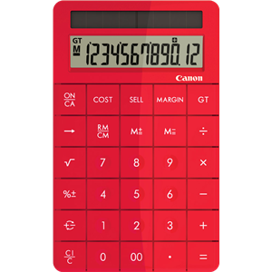 red calculator PNG image-7946